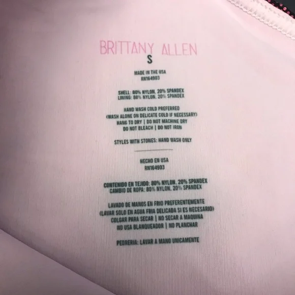 Brittany Allen multicolored metallic one shoulder sports bra sz S - Picture 5 of 9